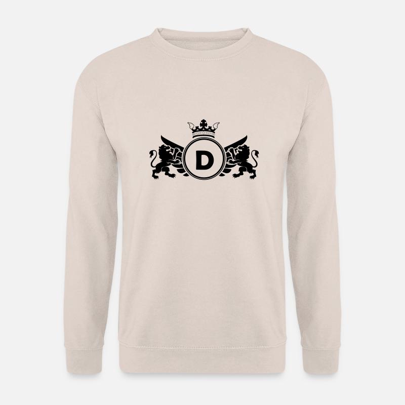 buchstabe D Wappen - Unisex Pullover - Sand