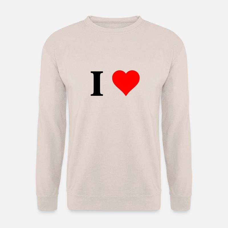 ich love - Unisex Pullover - Sand