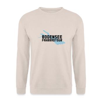 Bodensee Bike Tour - Unisex Sweatshirt - sand - Front - Alina (178cm) & Michal (187cm)