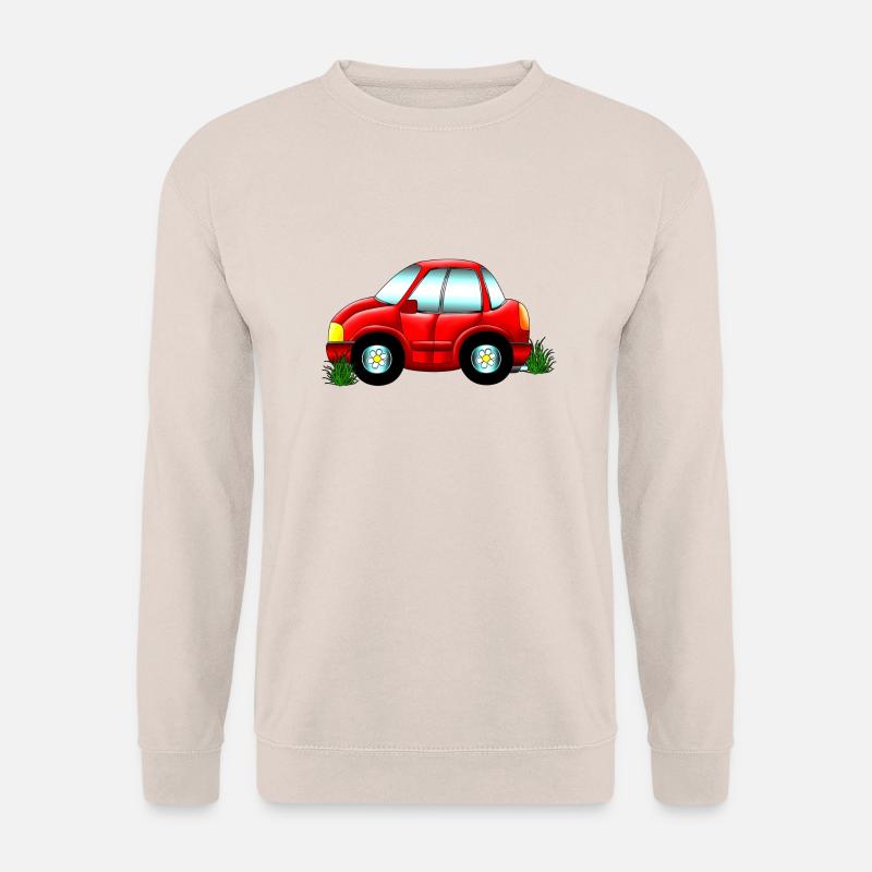 Rotes Auto - Unisex Pullover - Sand