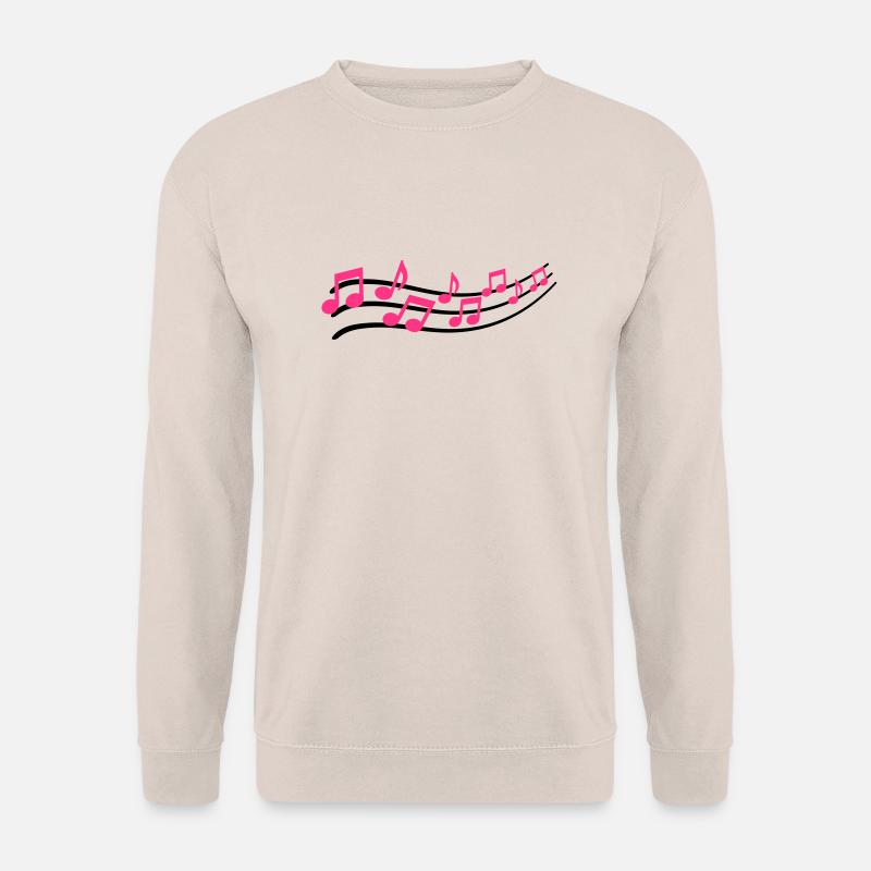 sound_musiknote__f2 - Unisex Pullover - Sand