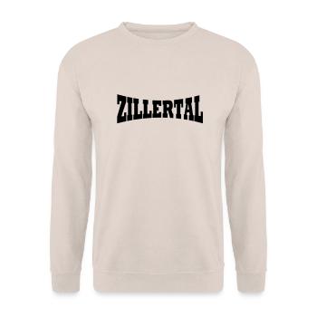 Zillertal Skiort - Unisex Pullover - Sand - Vorne - Alina (178cm) & Michal (187cm)