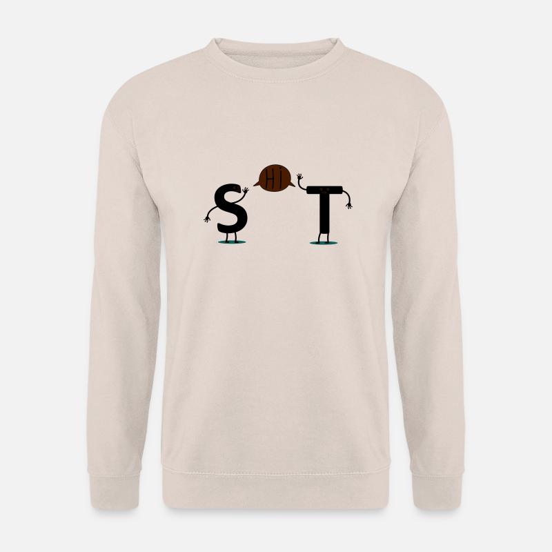 shit - Unisex Pullover - Sand