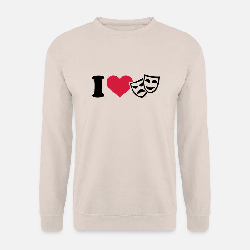 I love Theater - Unisex Sweatshirt - sand