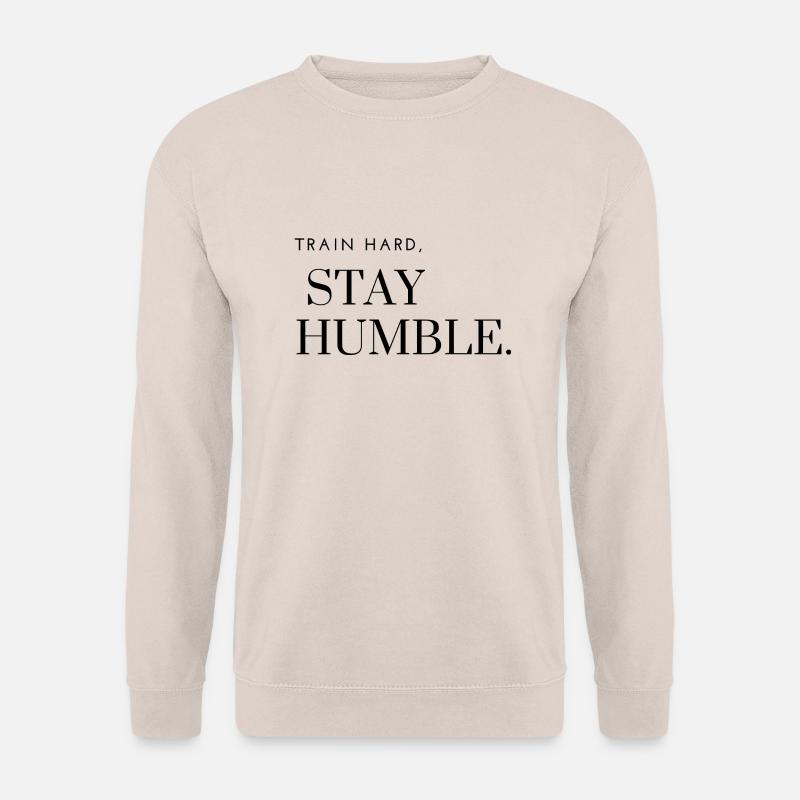 train hard - Unisex Pullover - Sand