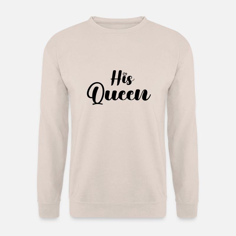 his queen - Unisex Pullover - Sand