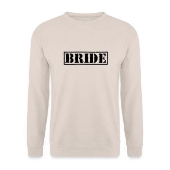 Bride - Unisex Sweatshirt - sand - Front - Alina (178cm) & Michal (187cm)