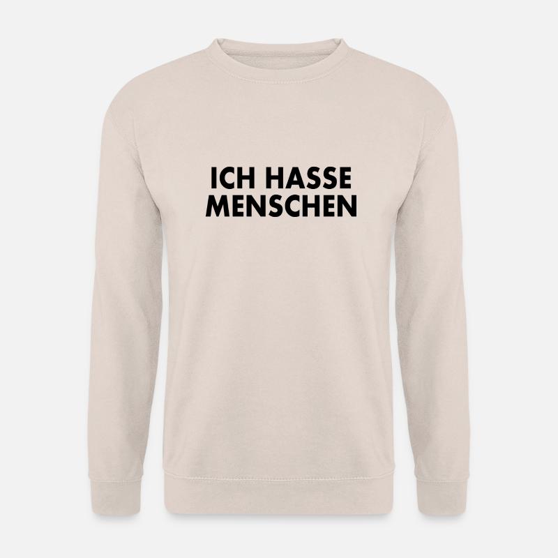 Ich hasse menschen - Unisex Pullover - Sand