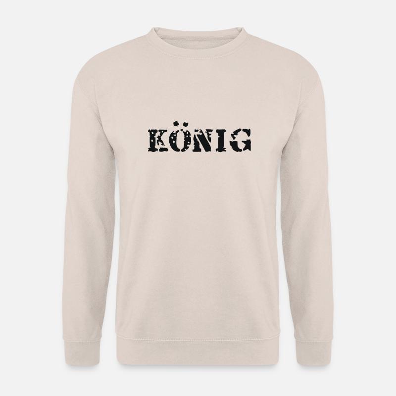 König - Unisex Pullover - Sand
