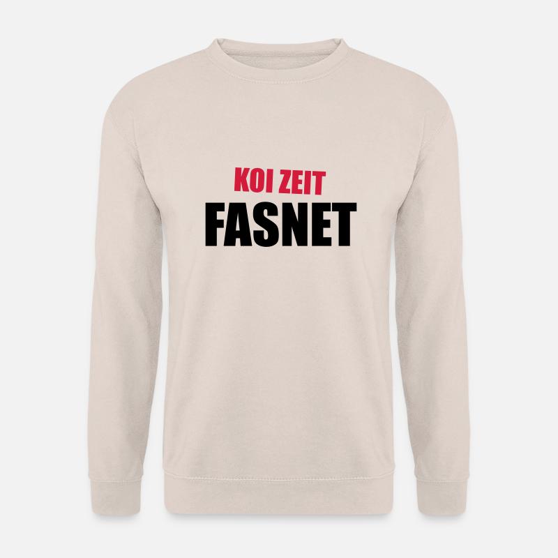 Koi Zeit Fasnet - Unisex Pullover - Sand
