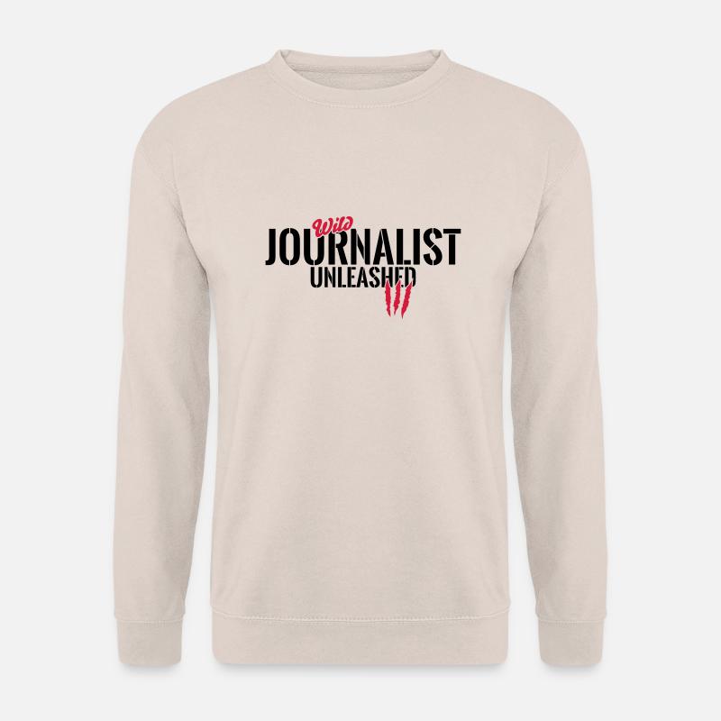 Wilder Journalist entfesselt - Unisex Pullover - Sand
