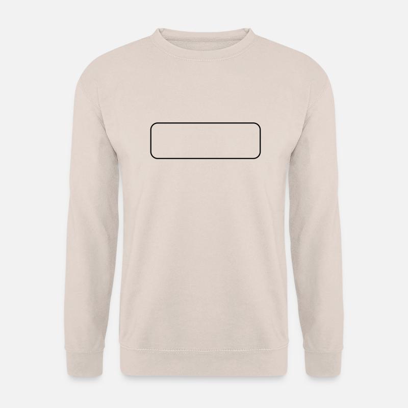 Abgerundetes Rechteck - Unisex Pullover - Sand