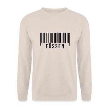 Füssen Bayern - Unisex Pullover - Sand - Vorne - Alina (178cm) & Michal (187cm)