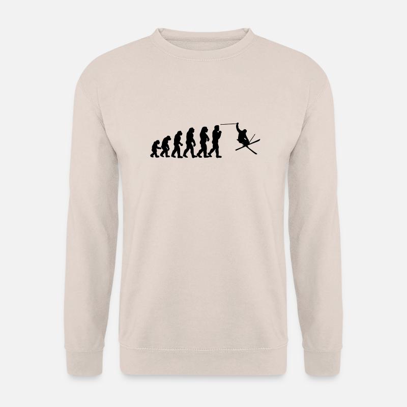 ski evolution - Unisex Pullover - Sand