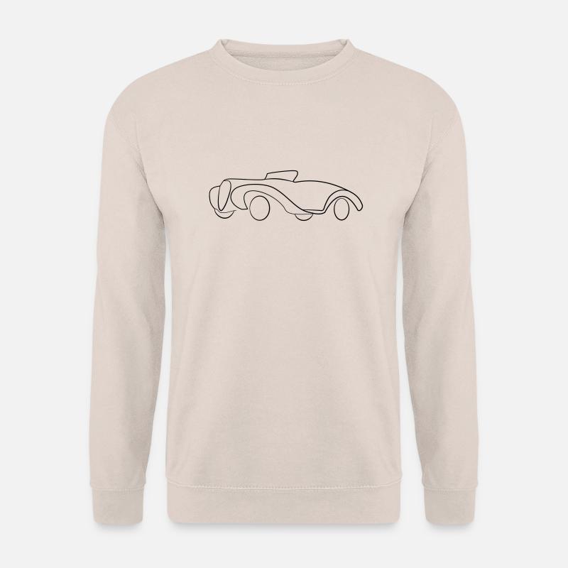 Oldtimer Cabrio Hot Rod Tribal - Unisex Pullover - Sand