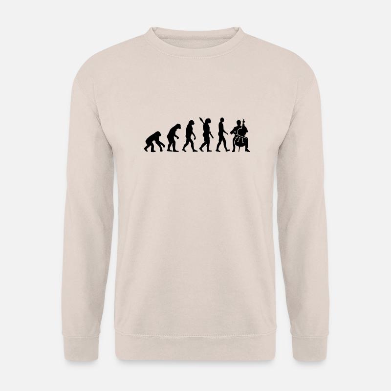 Evolution Violoncello - Sweat-shirt Unisexe - sable