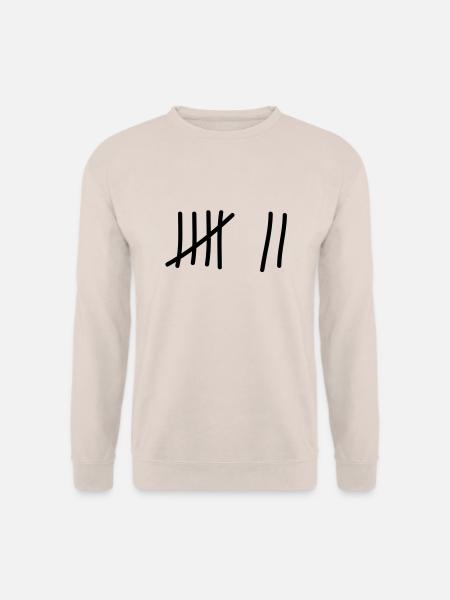 tage_zaehlen_7 - Unisex Pullover - Sand