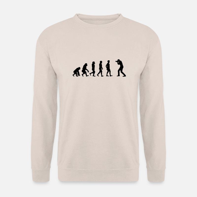 Evolution Photographer - Unisex Sweatshirt - sand