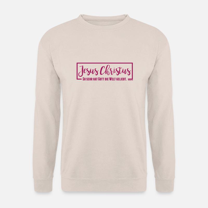 Johannes 3:16 (pink) - Unisex Pullover - Sand