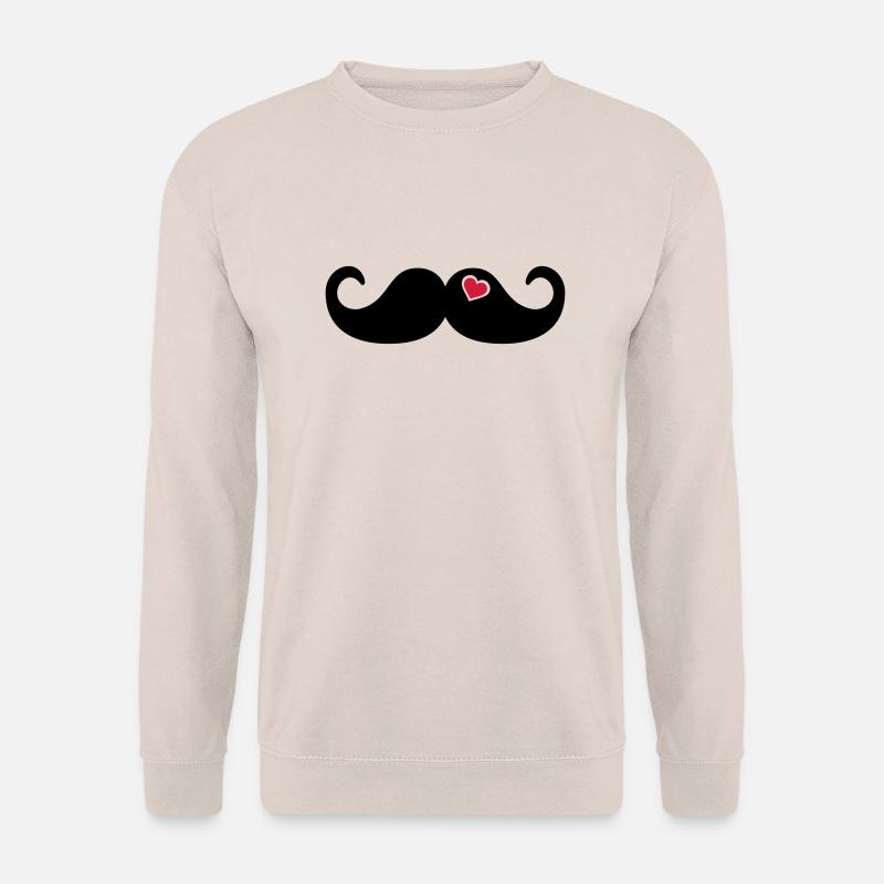 Mustache Beard - Unisex Sweatshirt - sand