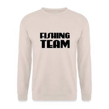 Fishing Team - Unisex Sweatshirt - sand - Front - Alina (178cm) & Michal (187cm)