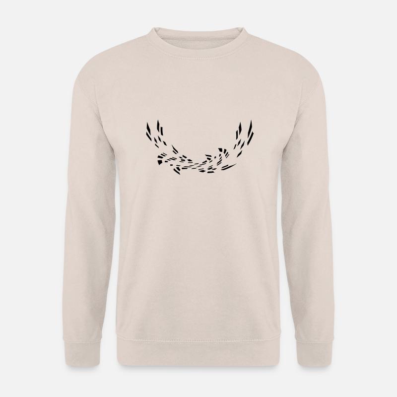 Abstract pattern - Unisex Sweatshirt - sand