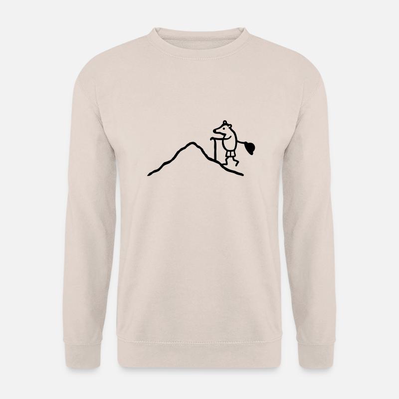 Maulwurf klettern - Unisex Pullover - Sand