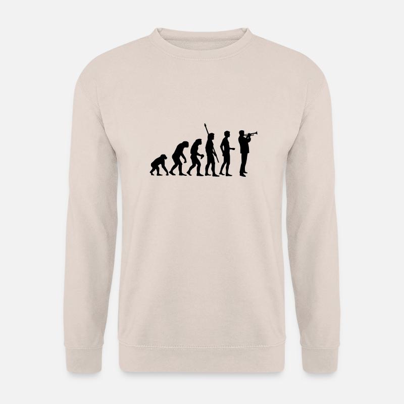 evolution_trompeter - Sweat-shirt Unisexe - sable
