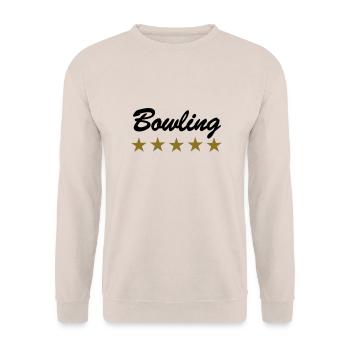 Bowling - Unisex Pullover - Sand - Vorne - Alina (178cm) & Michal (187cm)