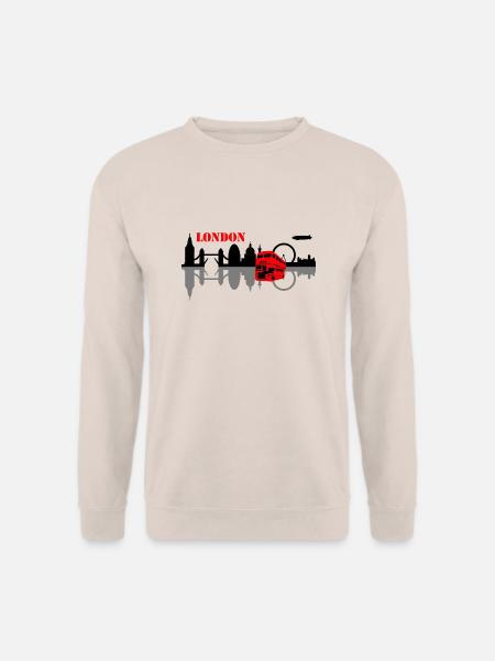 london skyline - Unisex Pullover - Sand