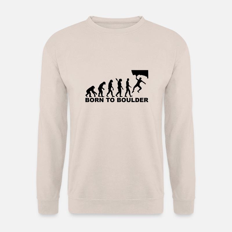 Evolution boulder - Unisex Sweatshirt - sand