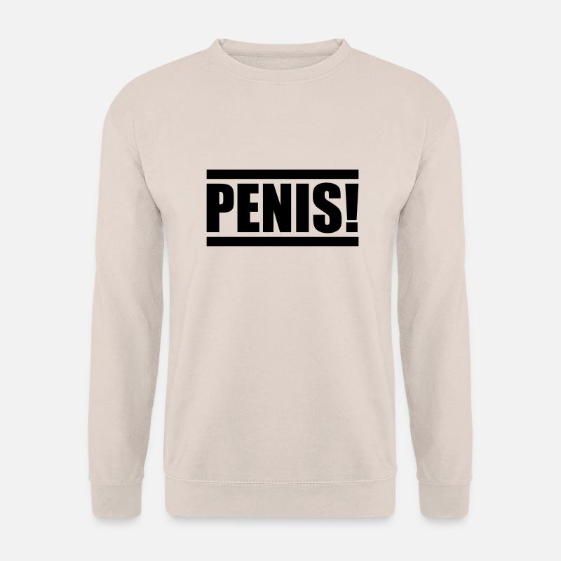penis design - Unisex Pullover - Sand