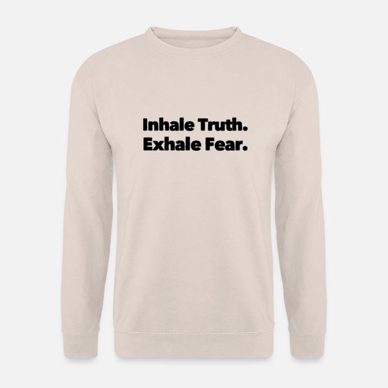 Inhale & Exhale - Unisex Pullover - Sand