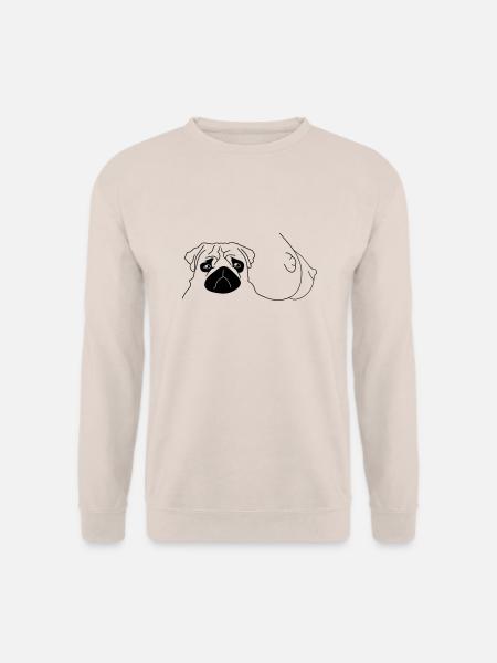 Möpse - Unisex Pullover - Sand