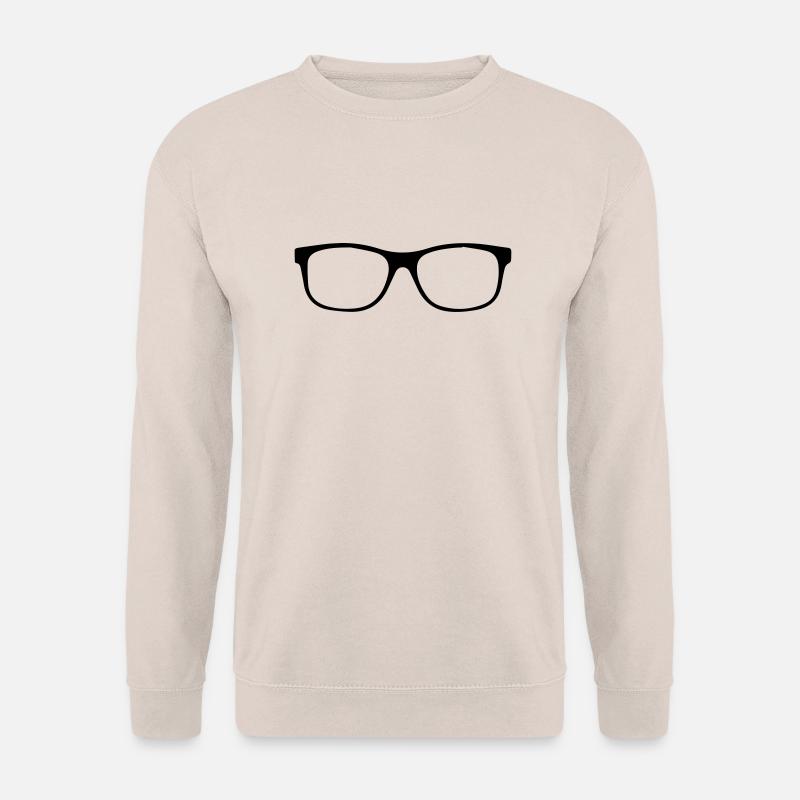 brille - Unisex Pullover - Sand