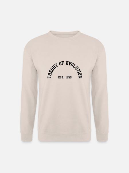 Theorie der Evolution - Est. 1859 (Half-Kreis) - Unisex Pullover - Sand
