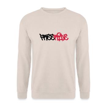 Freeride ! - Unisex Pullover - Sand - Vorne - Alina (178cm) & Michal (187cm)