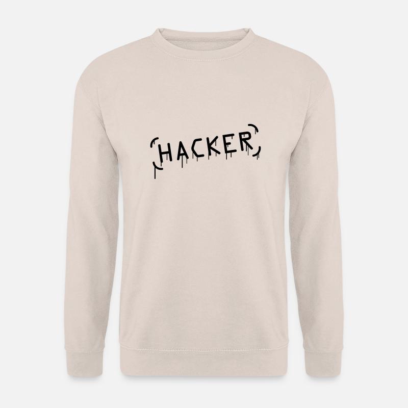 Hacker Graffiti - Unisex Sweatshirt - sand