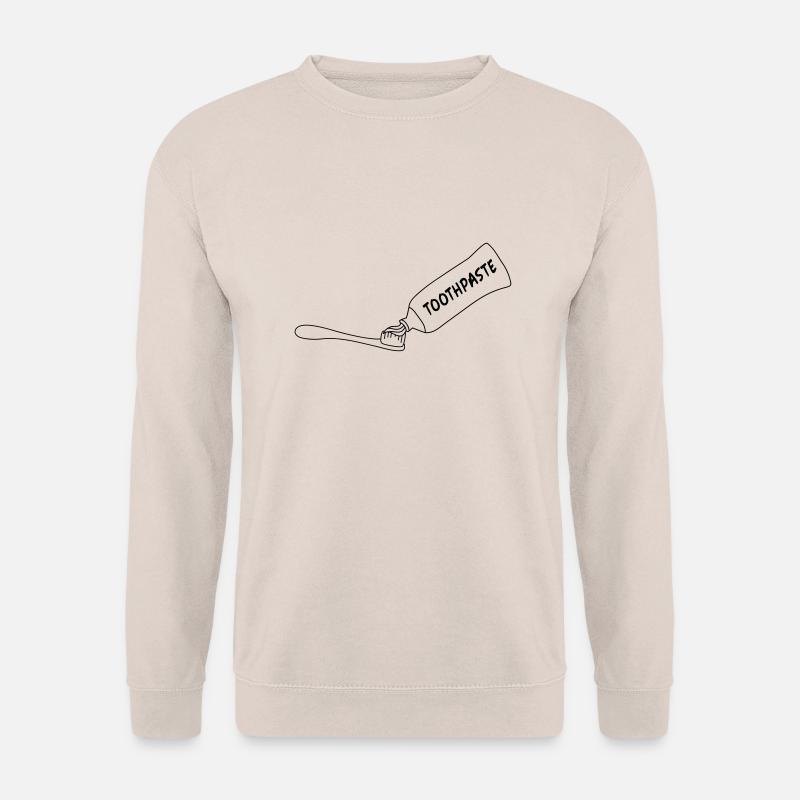 Toothpaste And Toothbrush - Unisex Sweatshirt - sand