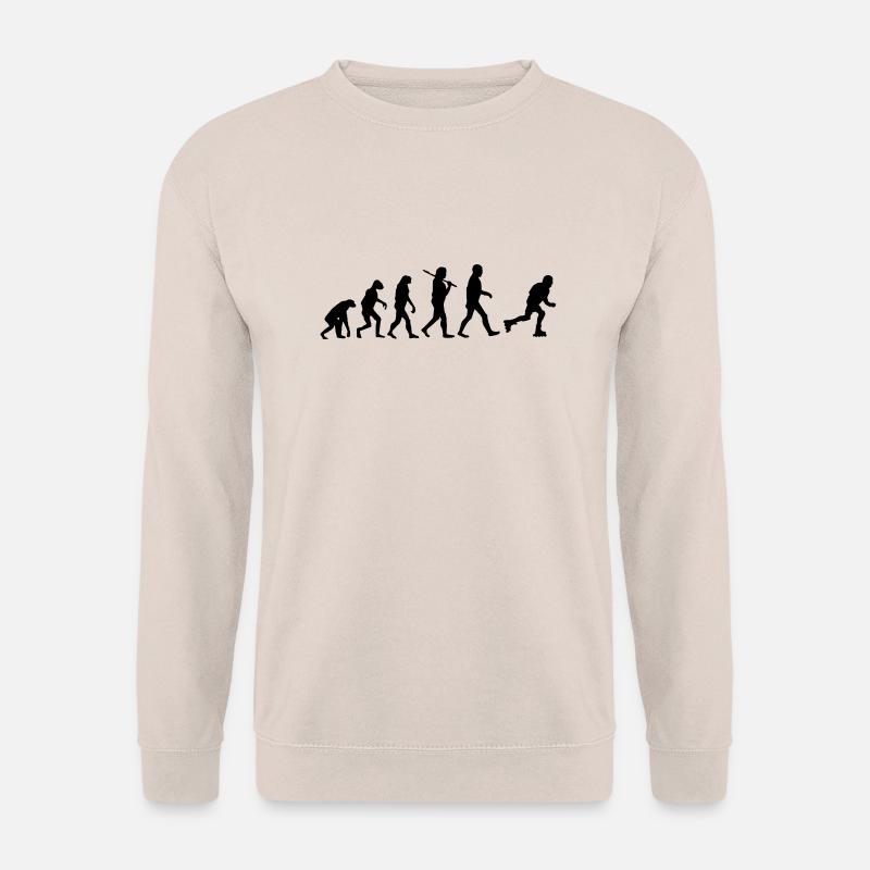 Evolution roller skates - Unisex Sweatshirt - sand