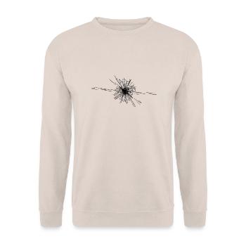 Vector Sternen Nova Explosion - Unisex Pullover - Sand - Vorne - Alina (178cm) & Michal (187cm)