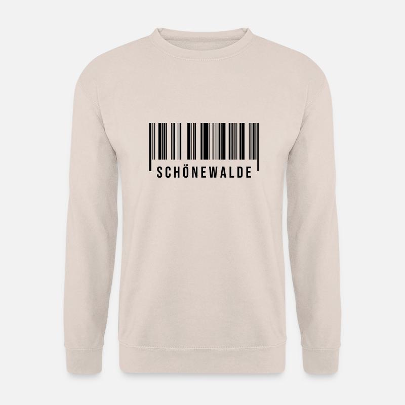 Schönewalde Strichcode - Unisex Pullover - Sand