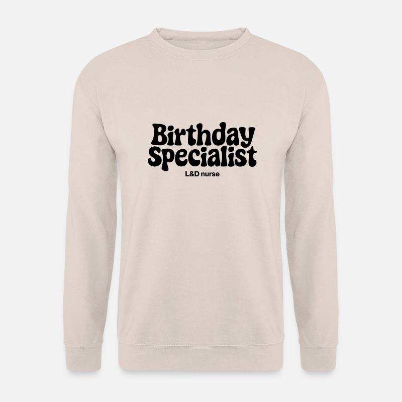 Kreißsaalheldin mit Herz - Unisex Pullover - Sand