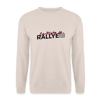 Copilote de Rallye - Sweat-shirt Unisexe - sable - Devant - Alina (178cm) & Michal (187cm)