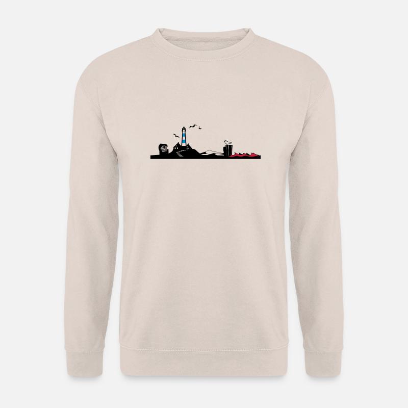 Nordsee Silhouette - Unisex Pullover - Sand