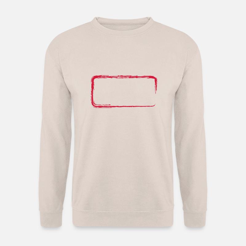 Rahmen_01 - Unisex Pullover - Sand