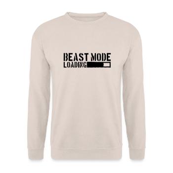 Mode chargement pouvoir de la bête - Sweat-shirt Unisexe - sable - Devant - Alina (178cm) & Michal (187cm)