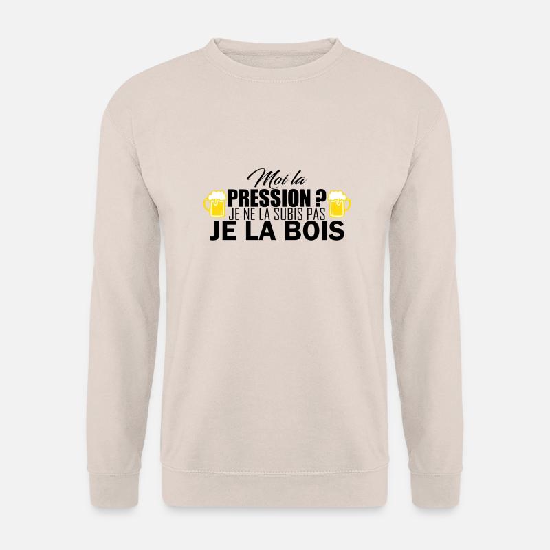 moi la pression - Unisex Pullover - Sand