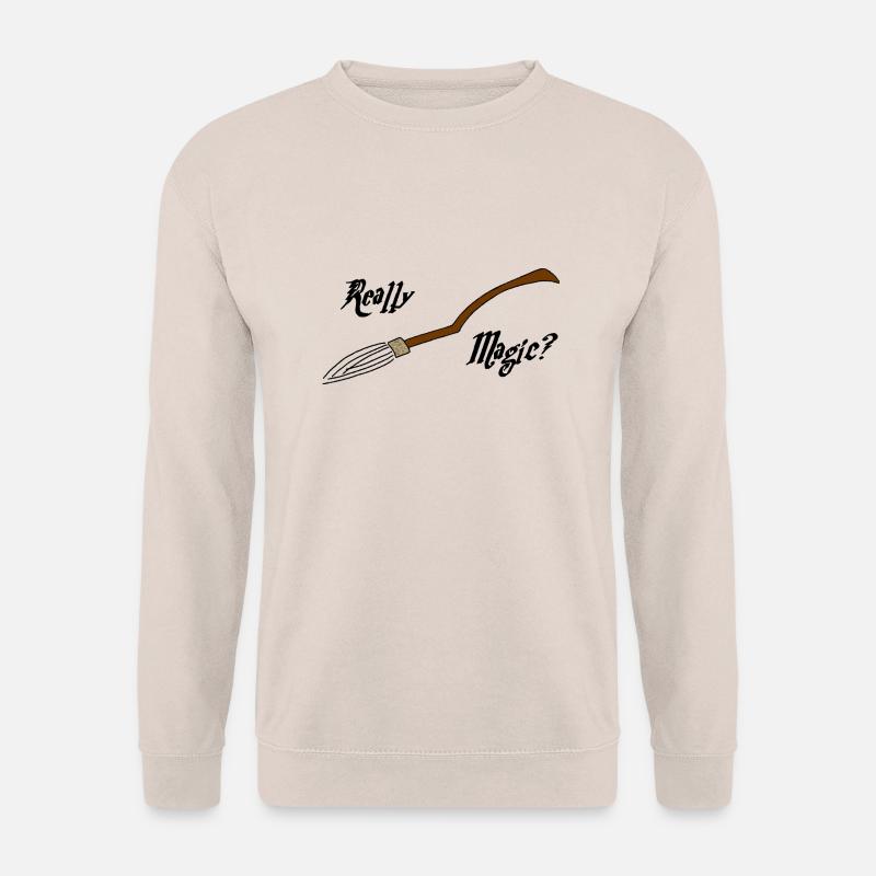 Magische Besen oder nicht? - Unisex Pullover - Sand