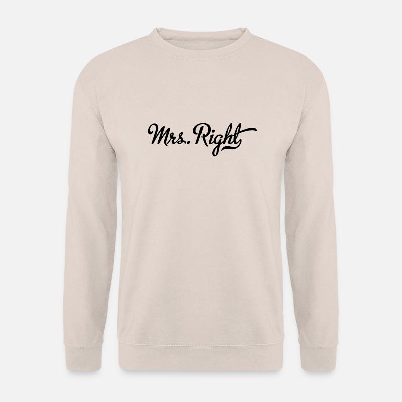 Mrs. Right - Unisex Pullover - Sand